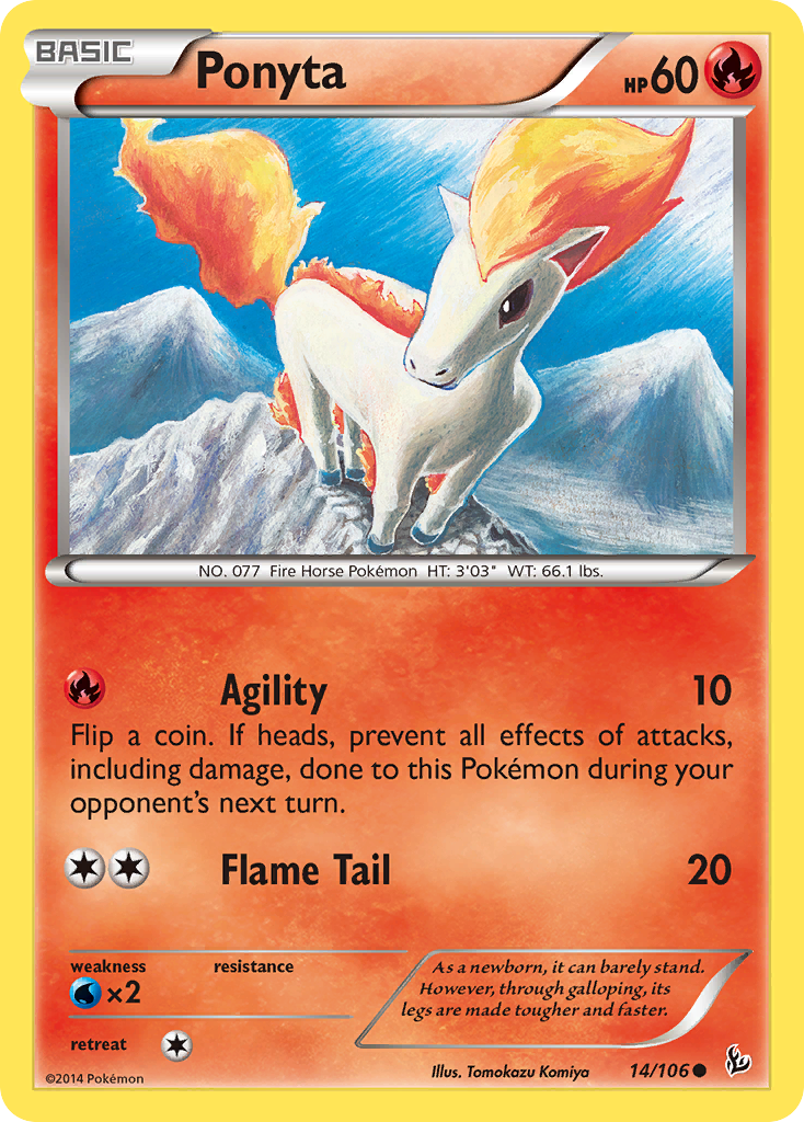 Ponyta (14/106) [XY: Flashfire] | Game Master's Emporium (The New GME)