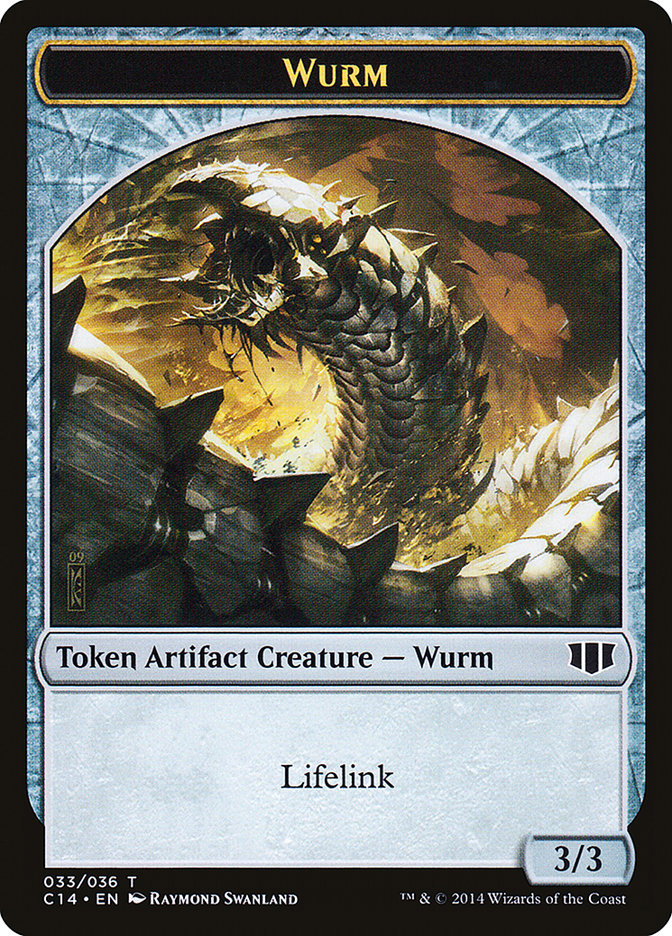 Wurm (033/036) // Goat Double-Sided Token [Commander 2014 Tokens] | Game Master's Emporium (The New GME)