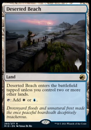Deserted Beach (Promo Pack) [Innistrad: Midnight Hunt Promos] | Game Master's Emporium (The New GME)