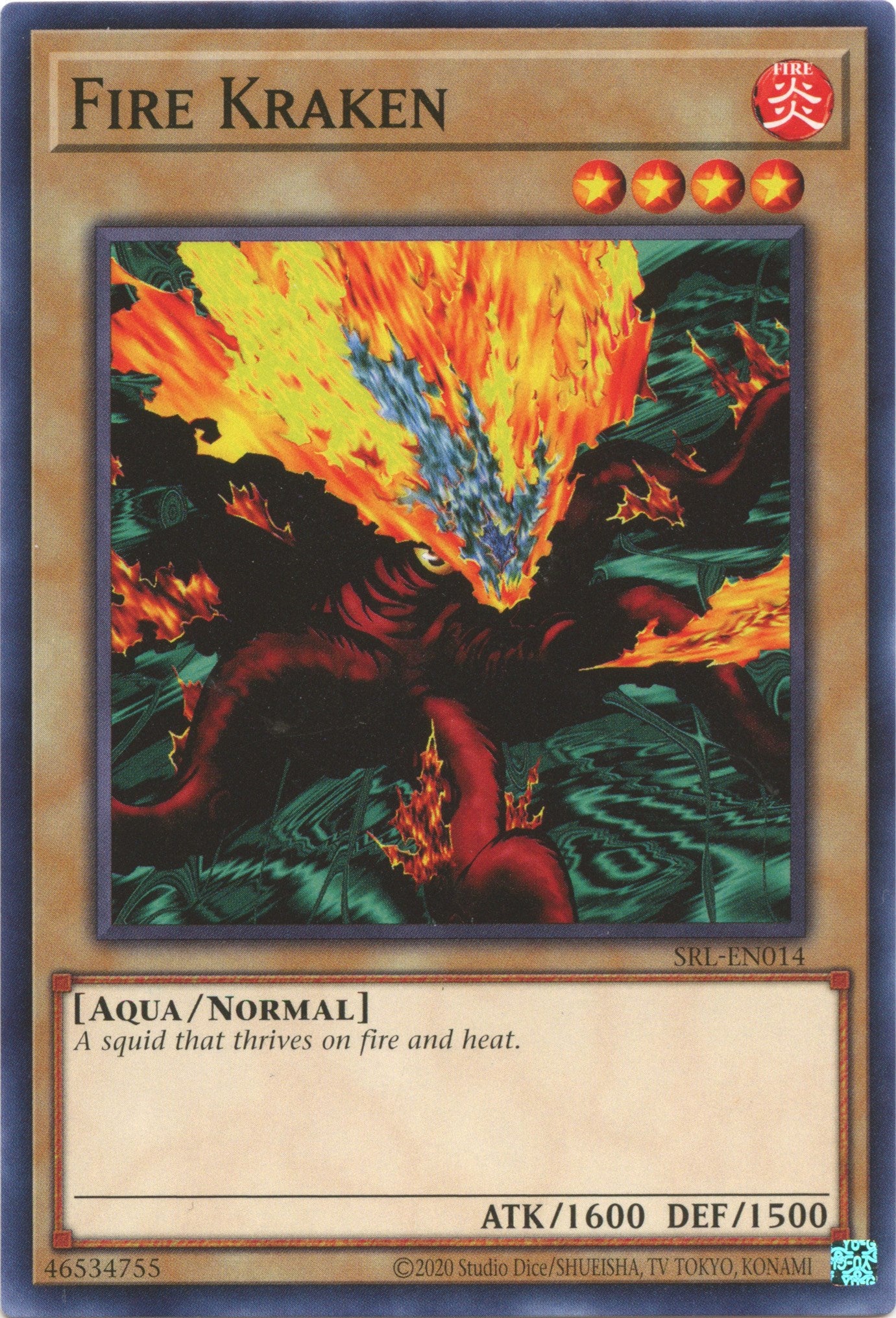 Fire Kraken (25th Anniversary) [SRL-EN014] Common | Game Master's Emporium (The New GME)