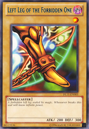 Left Leg of the Forbidden One (Blue) [DL11-EN003] Rare | Game Master's Emporium (The New GME)