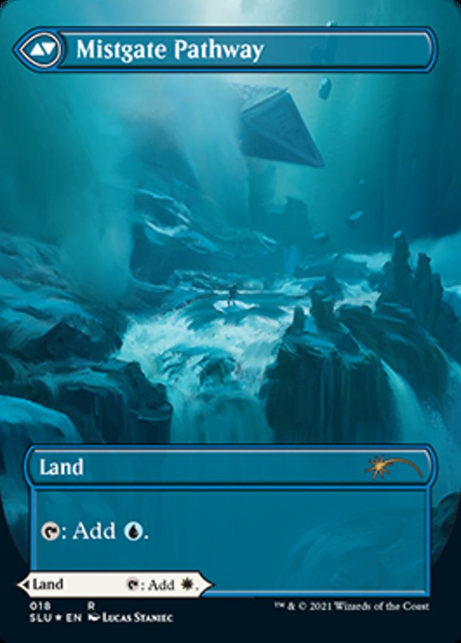 Hengegate Pathway // Mistgate Pathway (Borderless) [Secret Lair: Ultimate Edition 2] | Game Master's Emporium (The New GME)