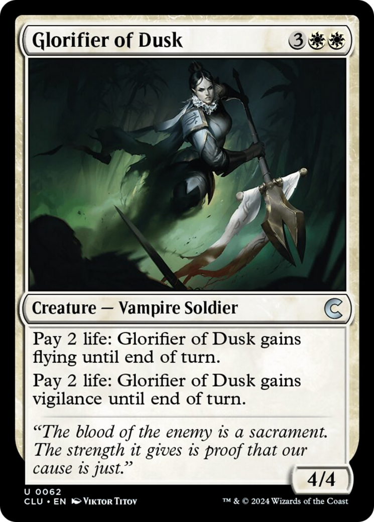Glorifier of Dusk [Ravnica: Clue Edition] | Game Master's Emporium (The New GME)