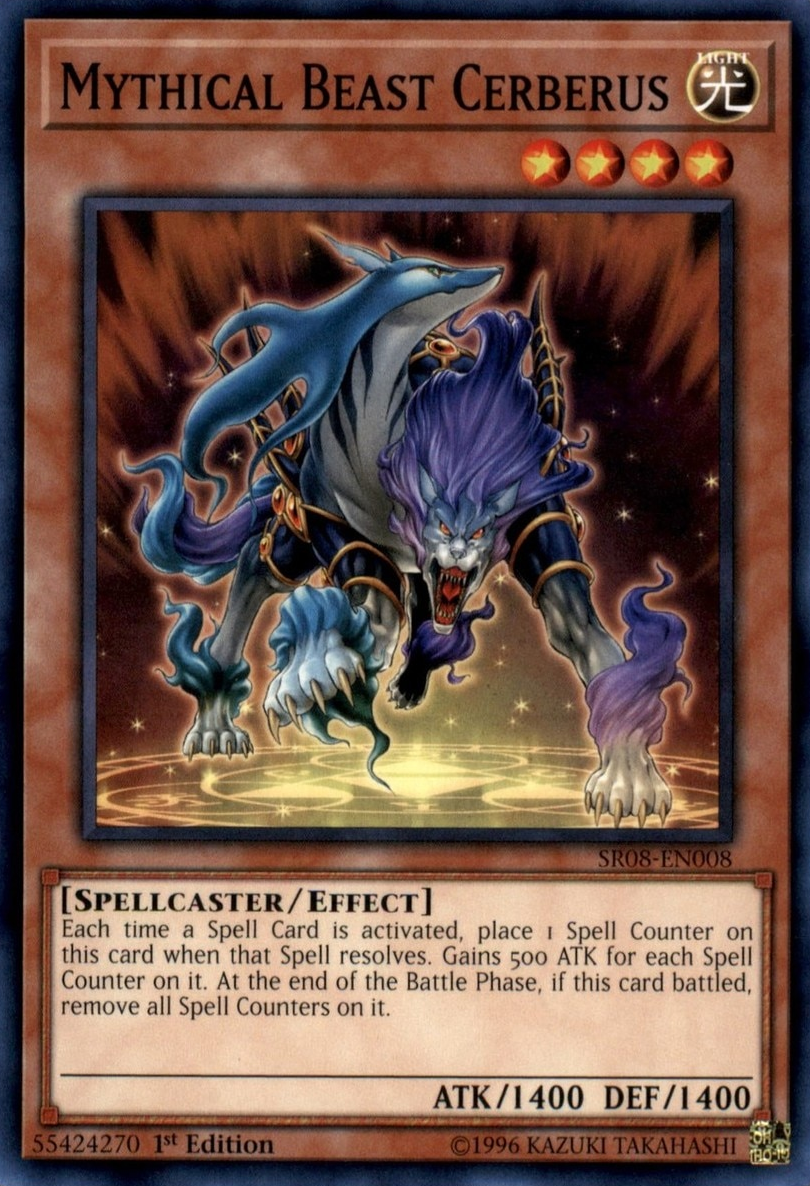 Mythical Beast Cerberus [SR08-EN008] Common | Game Master's Emporium (The New GME)