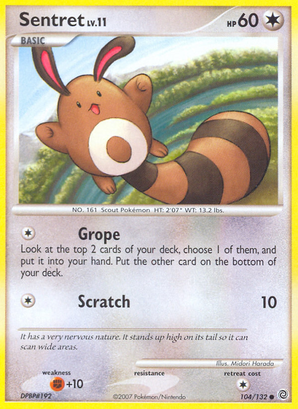 Sentret (104/132) [Diamond & Pearl: Secret Wonders] | Game Master's Emporium (The New GME)