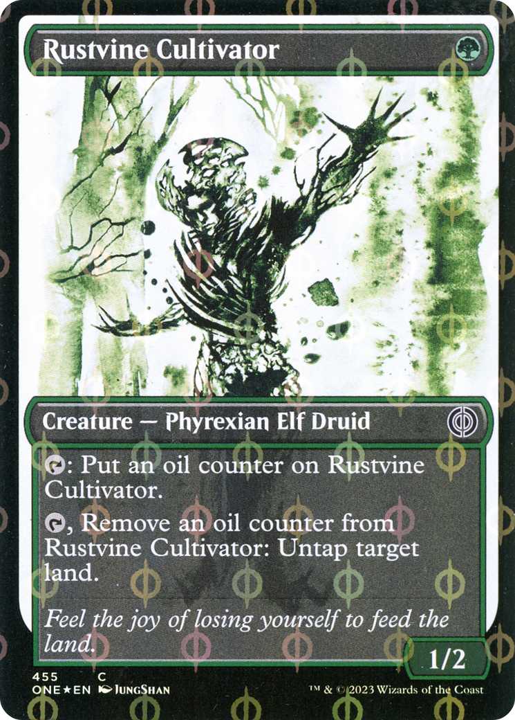 Rustvine Cultivator (Showcase Ichor Step-and-Compleat Foil) [Phyrexia: All Will Be One] | Game Master's Emporium (The New GME)