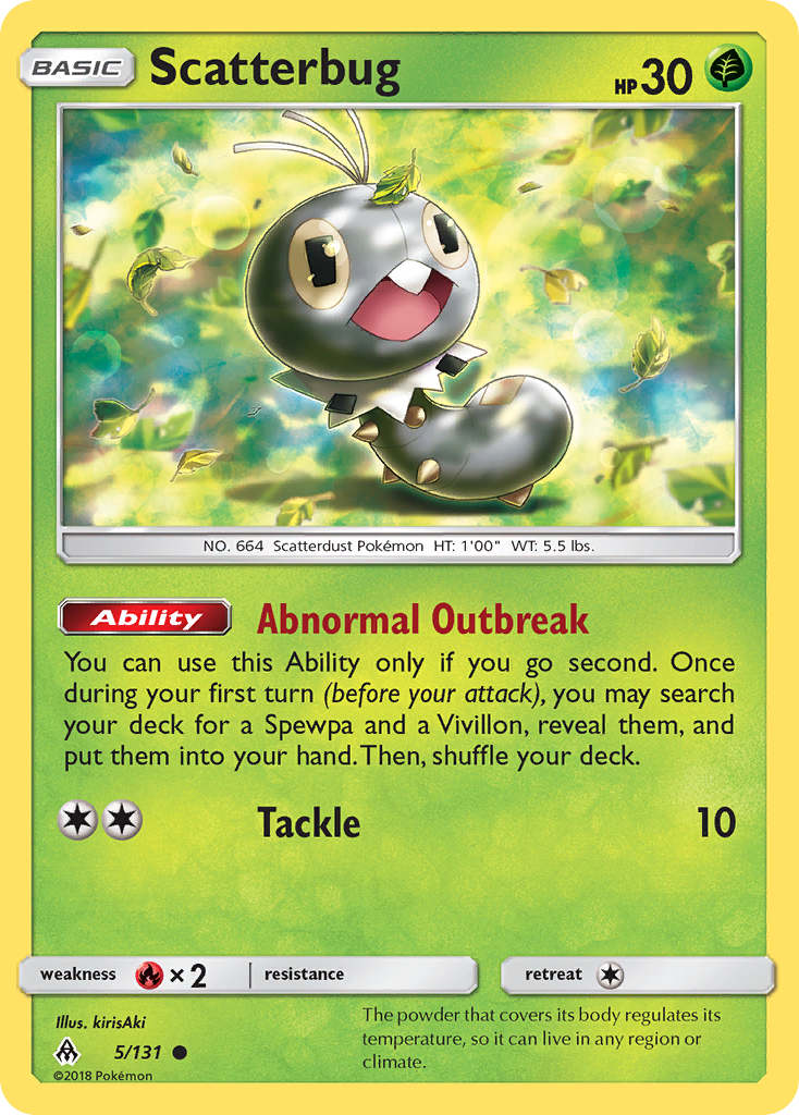 Scatterbug (5/131) [Sun & Moon: Forbidden Light] | Game Master's Emporium (The New GME)