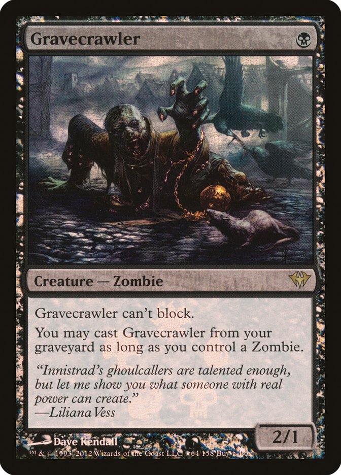 Gravecrawler (Buy-A-Box) [Dark Ascension Promos] | Game Master's Emporium (The New GME)