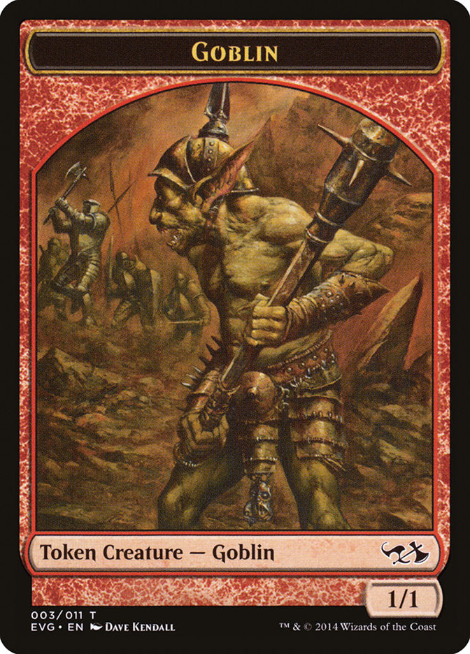 Goblin Token (Elves vs. Goblins) [Duel Decks Anthology Tokens] | Game Master's Emporium (The New GME)