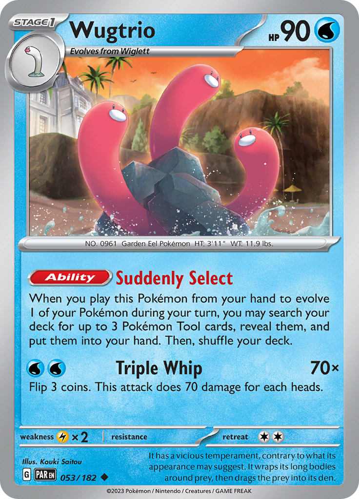 Wugtrio (053/182) [Scarlet & Violet: Paradox Rift] | Game Master's Emporium (The New GME)