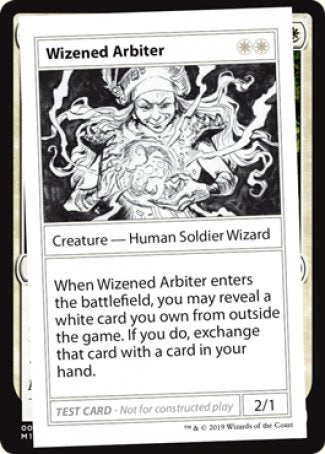 Wizened Arbiter (2021 Edition) [Mystery Booster Playtest Cards] | Game Master's Emporium (The New GME)