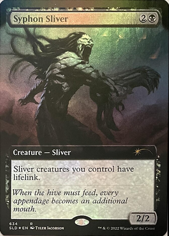 Syphon Sliver (Extended Art) [Secret Lair Drop Promos] | Game Master's Emporium (The New GME)