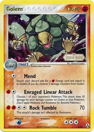 Golem (6/92) (Stamped) [EX: Legend Maker] | Game Master's Emporium (The New GME)