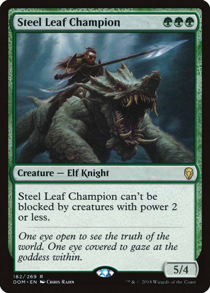 Steel Leaf Champion [Dominaria] | Game Master's Emporium (The New GME)