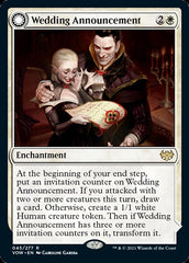 Wedding Announcement // Wedding Festivity [Innistrad: Crimson Vow] | Game Master's Emporium (The New GME)