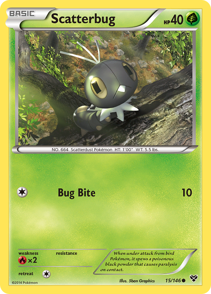 Scatterbug (15/146) [XY: Base Set] | Game Master's Emporium (The New GME)