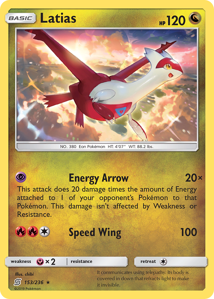 Latias (153/236) [Sun & Moon: Unified Minds] | Game Master's Emporium (The New GME)