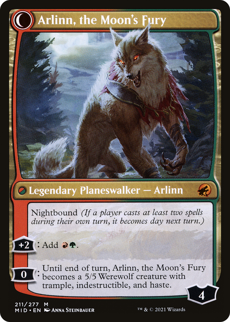 Arlinn, the Pack's Hope // Arlinn, the Moon's Fury [Secret Lair: From Cute to Brute] | Game Master's Emporium (The New GME)