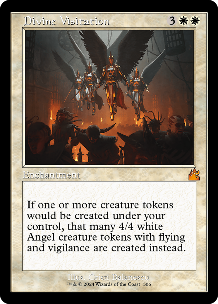 Divine Visitation (Retro Frame) [Ravnica Remastered] | Game Master's Emporium (The New GME)