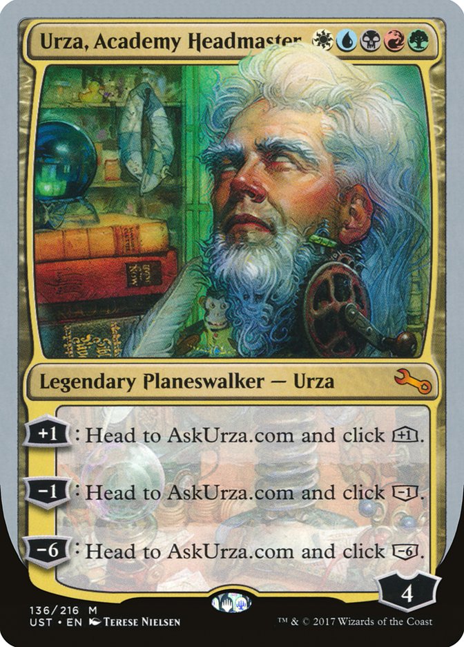 Urza, Academy Headmaster [Unstable] | Game Master's Emporium (The New GME)