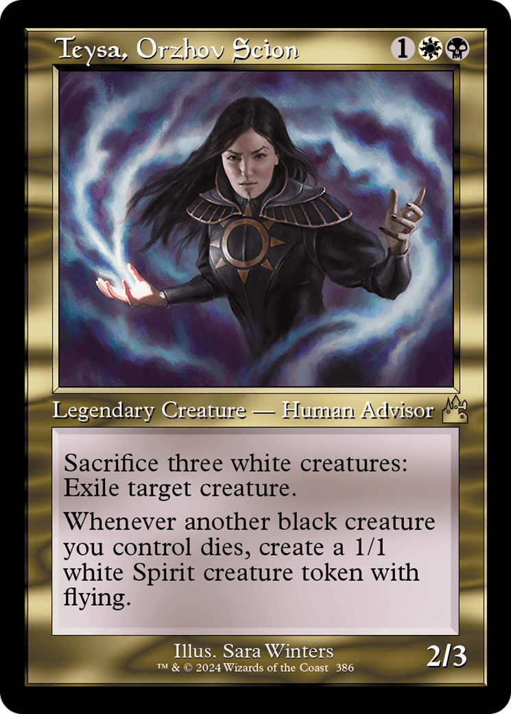 Teysa, Orzhov Scion (Retro Frame) [Ravnica Remastered] | Game Master's Emporium (The New GME)