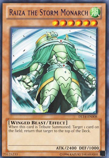 Raiza the Storm Monarch (Purple) [DL14-EN008] Rare | Game Master's Emporium (The New GME)