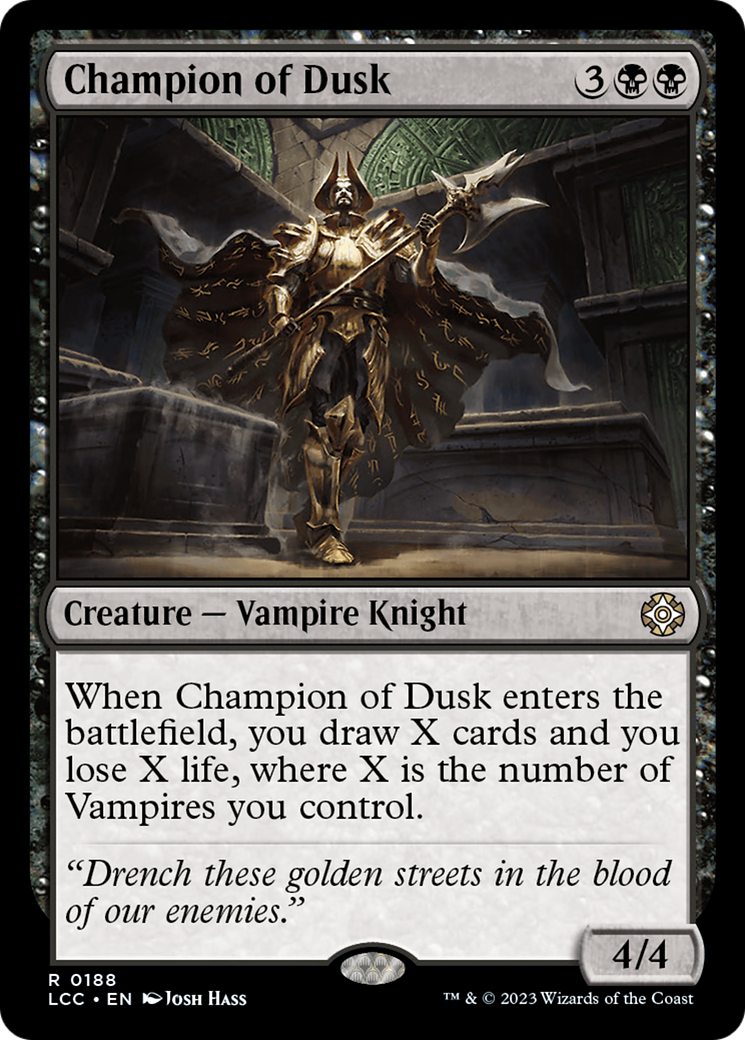 Champion of Dusk [The Lost Caverns of Ixalan Commander] | Game Master's Emporium (The New GME)