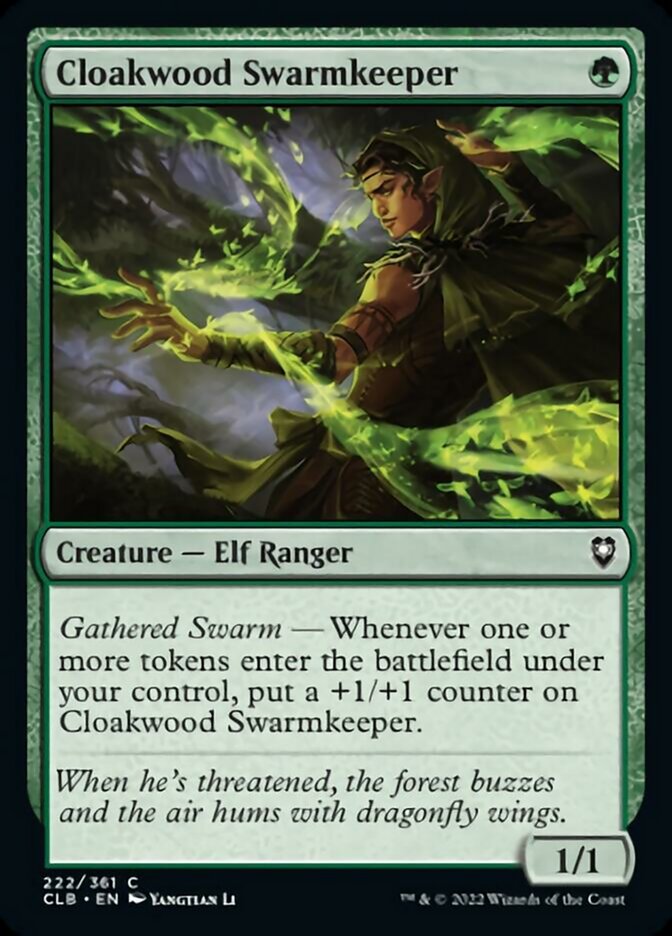 Cloakwood Swarmkeeper [Commander Legends: Battle for Baldur's Gate] | Game Master's Emporium (The New GME)