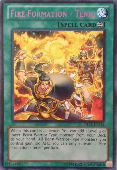 Fire Formation - Tenki (Purple) [DL18-EN014] Rare | Game Master's Emporium (The New GME)