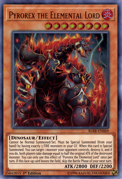 Pyrorex the Elemental Lord [BLRR-EN069] Ultra Rare | Game Master's Emporium (The New GME)
