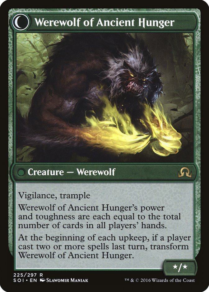 Sage of Ancient Lore // Werewolf of Ancient Hunger [Shadows over Innistrad] | Game Master's Emporium (The New GME)