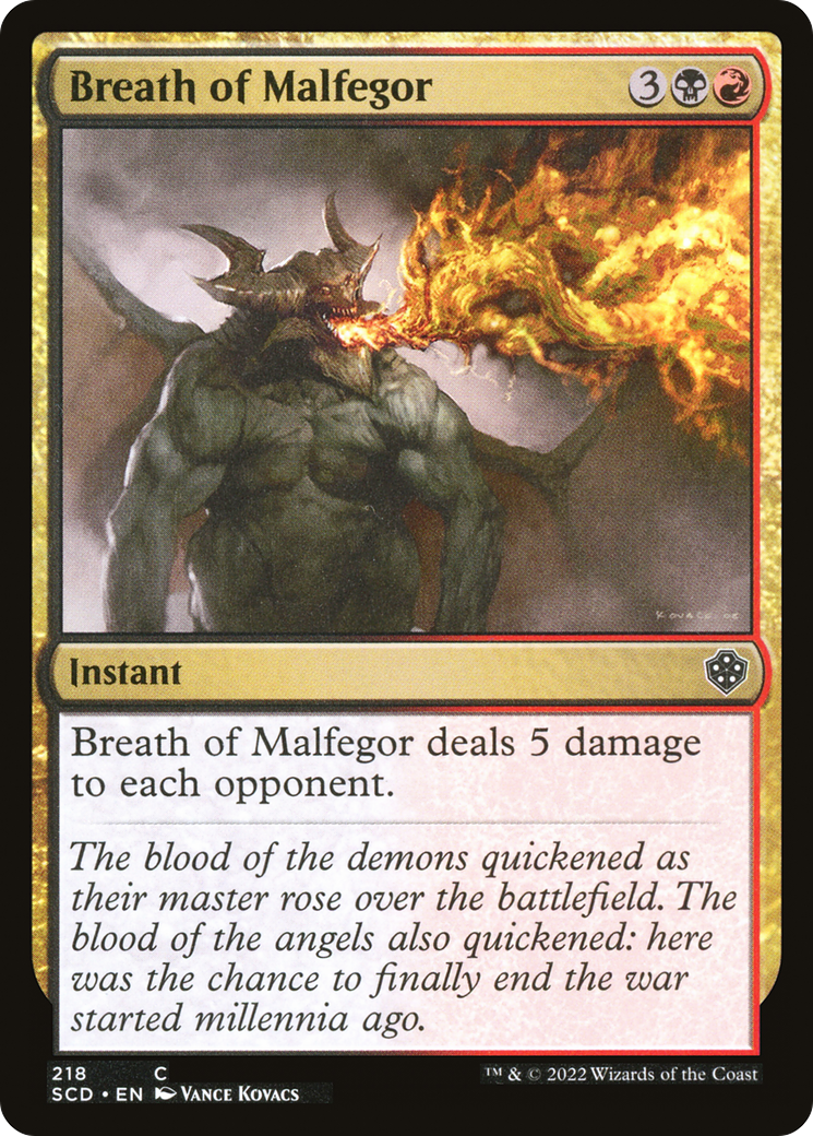 Breath of Malfegor [Starter Commander Decks] | Game Master's Emporium (The New GME)