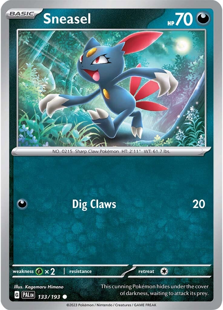 Sneasel (133/193) [Scarlet & Violet: Paldea Evolved] | Game Master's Emporium (The New GME)