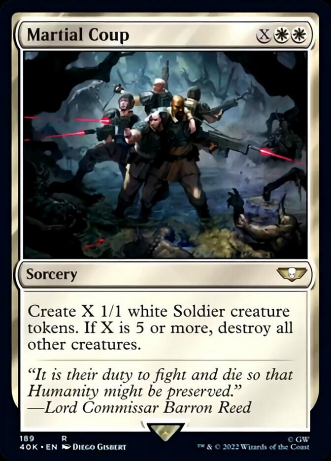 Martial Coup (Surge Foil) [Warhammer 40,000] | Game Master's Emporium (The New GME)