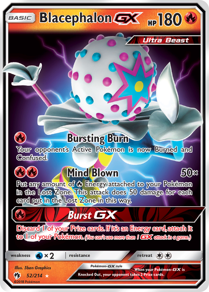 Blacephalon GX (52/214) [Sun & Moon: Lost Thunder] | Game Master's Emporium (The New GME)