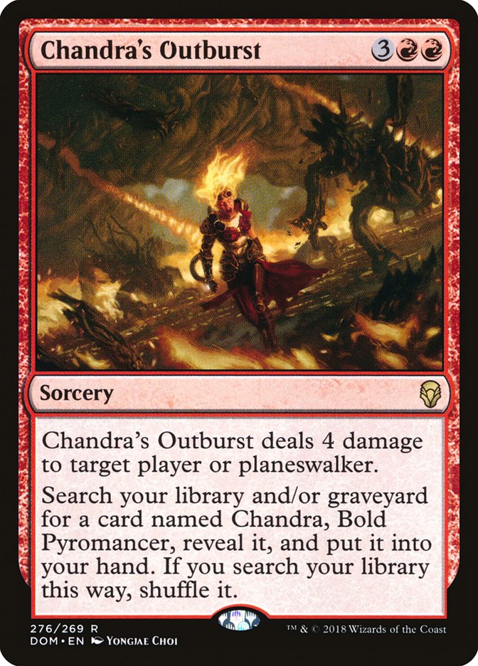 Chandra's Outburst [Dominaria] | Game Master's Emporium (The New GME)