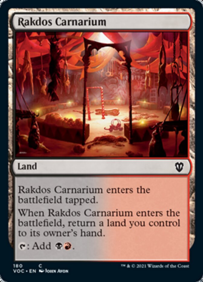 Rakdos Carnarium [Innistrad: Crimson Vow Commander] | Game Master's Emporium (The New GME)