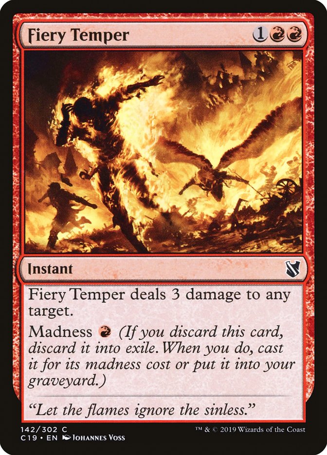 Fiery Temper [Commander 2019] | Game Master's Emporium (The New GME)