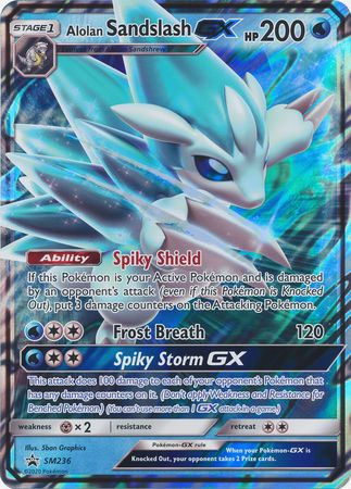 Alolan Sandslash GX (SM236) (Jumbo Card) [Sun & Moon: Black Star Promos] | Game Master's Emporium (The New GME)