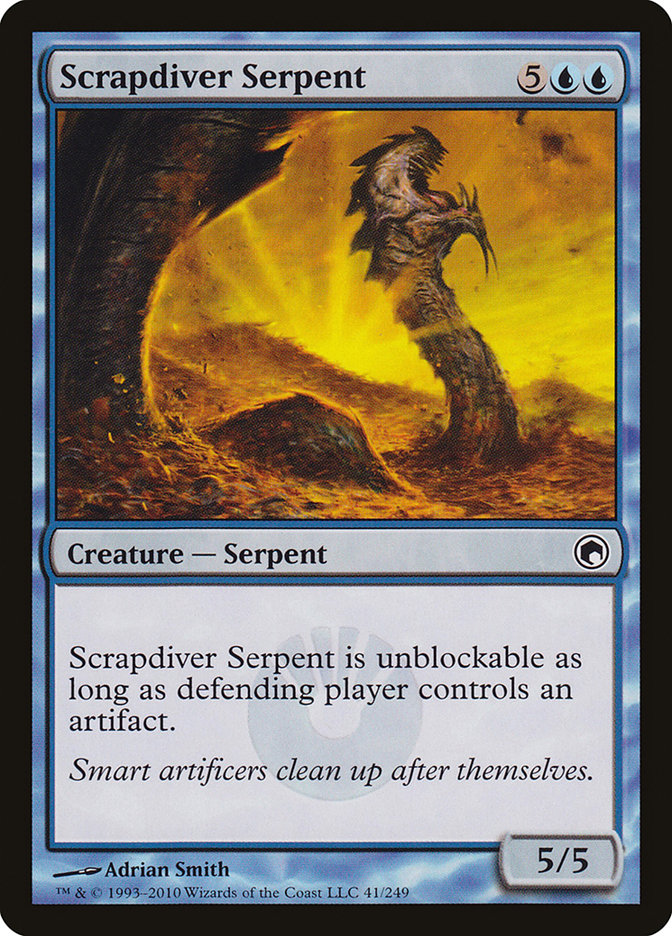 Scrapdiver Serpent [Scars of Mirrodin] | Game Master's Emporium (The New GME)