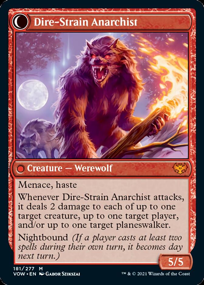 Volatile Arsonist // Dire-Strain Anarchist [Innistrad: Crimson Vow] | Game Master's Emporium (The New GME)