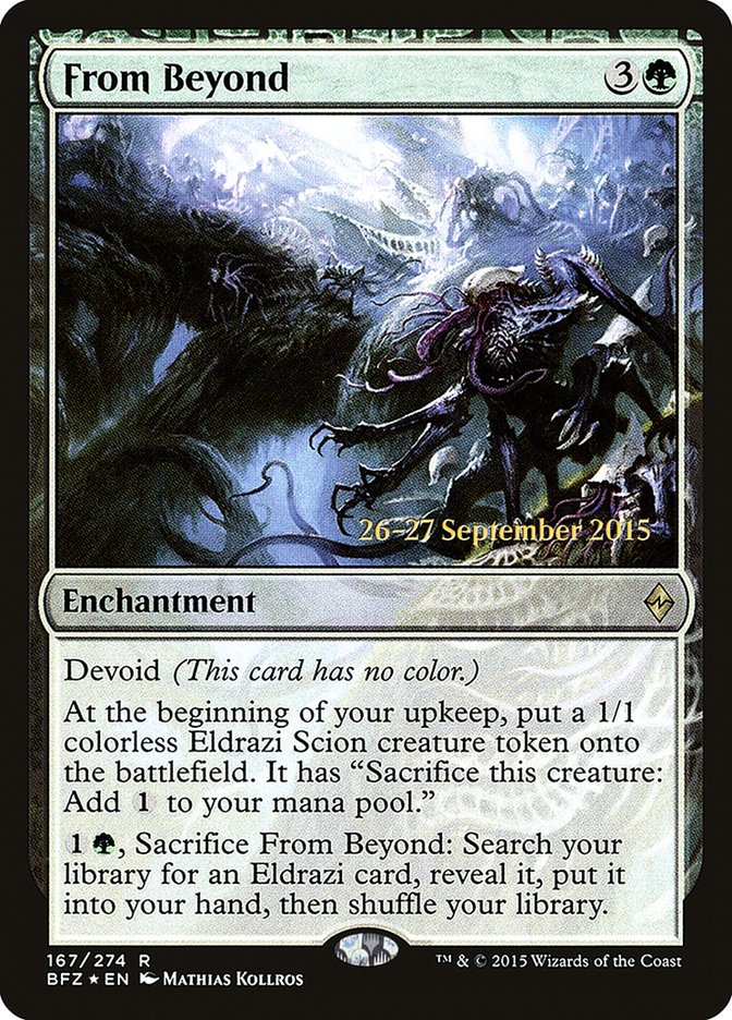 From Beyond [Battle for Zendikar Prerelease Promos] | Game Master's Emporium (The New GME)