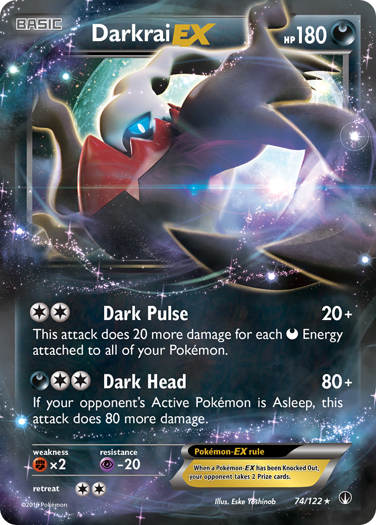 Darkrai EX (74/122) [XY: BREAKpoint] | Game Master's Emporium (The New GME)