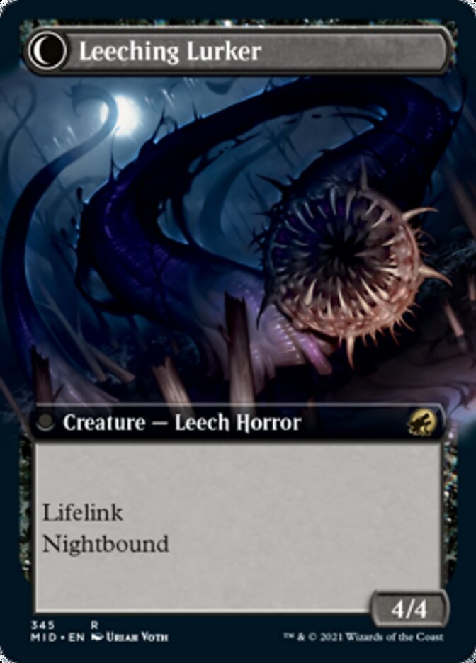 Curse of Leeches // Leeching Lurker (Extended Art) [Innistrad: Midnight Hunt] | Game Master's Emporium (The New GME)