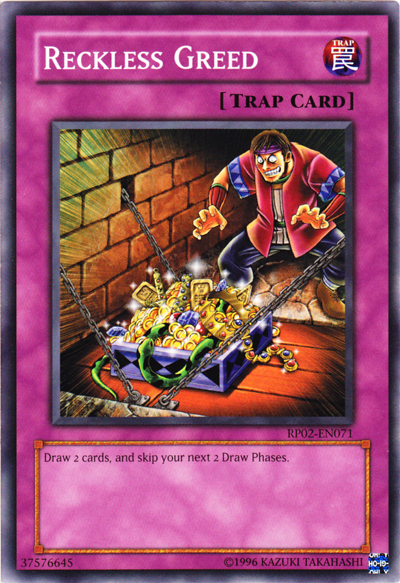 Reckless Greed [RP02-EN071] Common | Game Master's Emporium (The New GME)