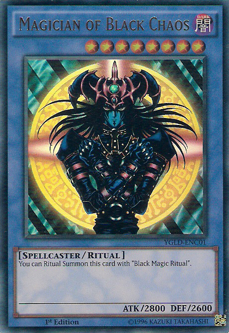 Magician of Black Chaos [YGLD-ENC01] Ultra Rare | Game Master's Emporium (The New GME)