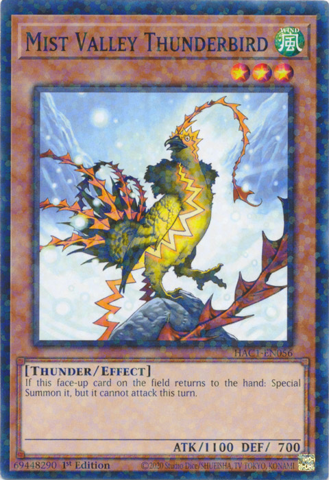Mist Valley Thunderbird (Duel Terminal) [HAC1-EN056] Common | Game Master's Emporium (The New GME)