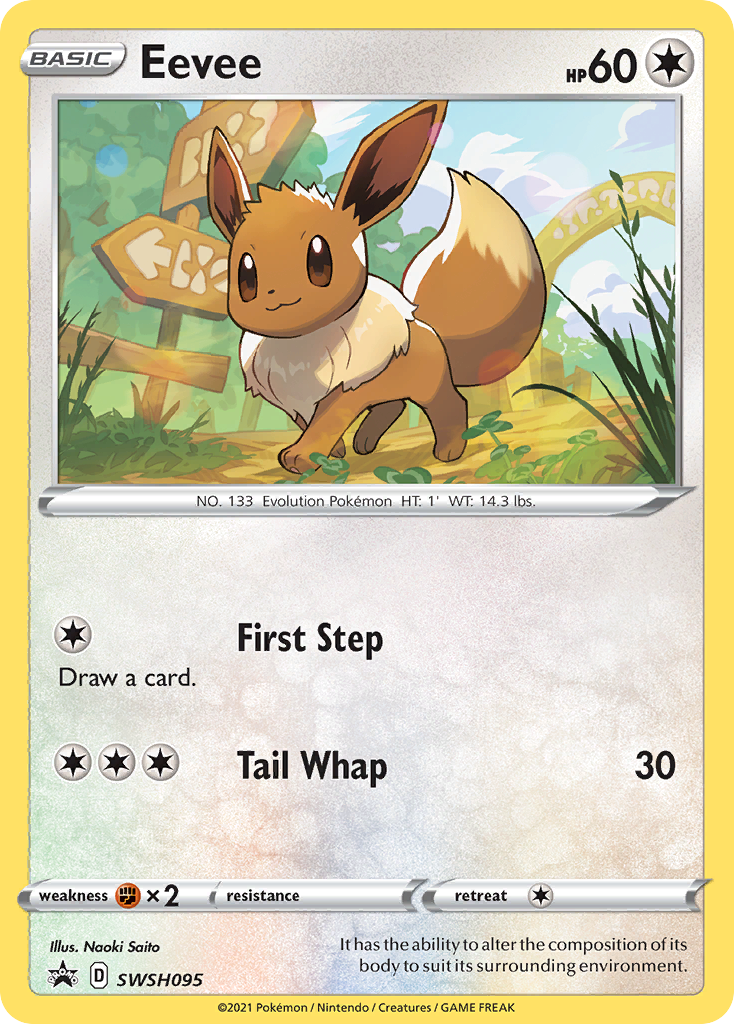 Eevee (SWSH095) [Sword & Shield: Black Star Promos] | Game Master's Emporium (The New GME)
