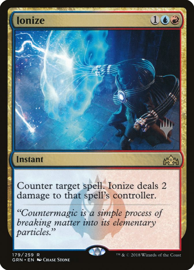 Ionize (Promo Pack) [Guilds of Ravnica Promos] | Game Master's Emporium (The New GME)