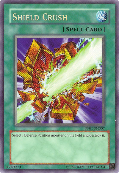 Shield Crush [PP01-EN007] Secret Rare | Game Master's Emporium (The New GME)